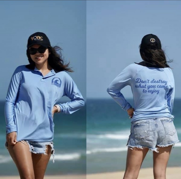 Sun2Sea Ladies Long Sleeve Polo Shirt - Sun2Sea UV Protection